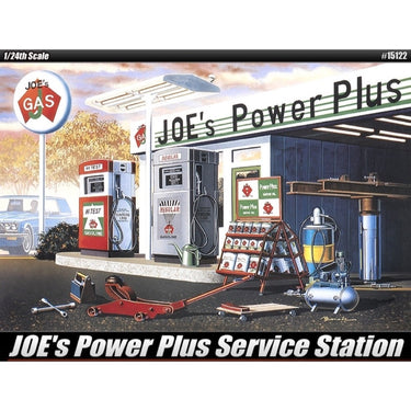 Academy 15122 1/24 Joe's Power Plus Gas Service Station Le